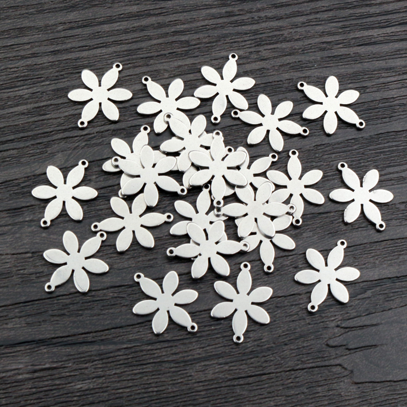 Vintage Fashion Words - 20pcs 16x12mm 316 Stainless Steel Double