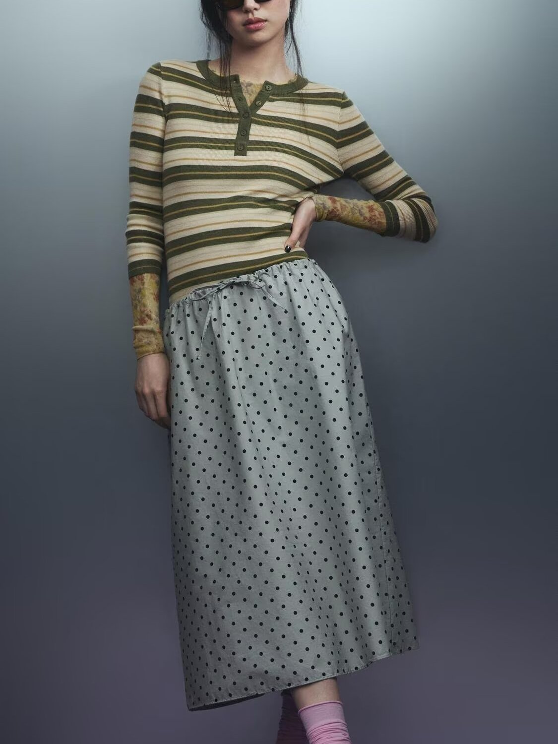 Vintage Fashion In Chinese - New Summer Women's Midi Skirt Chinese