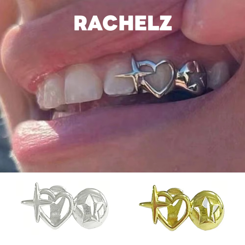 Vintage Fashion Words - RACHELZ Y2K Vintage Double Hollow Heart