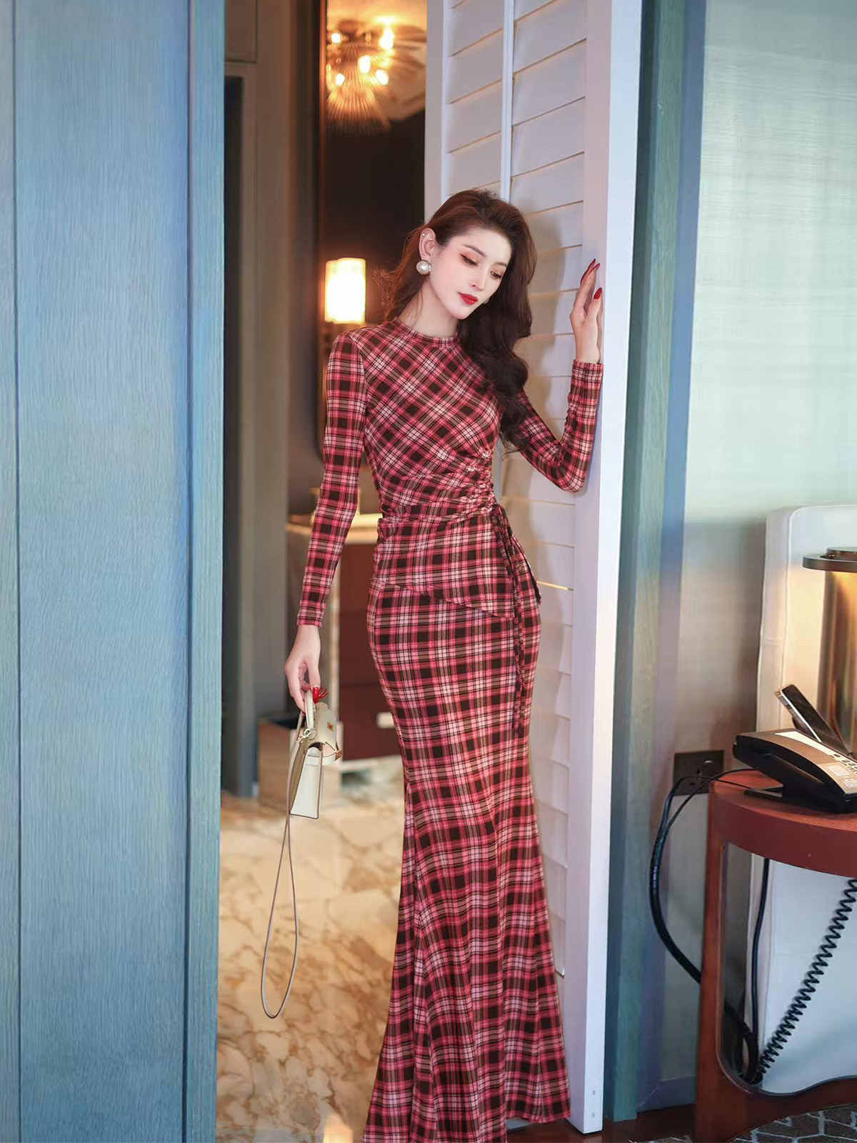 Vintage Fashion Definition - Uxuefei Luxury High-Definition Net Print Vintage