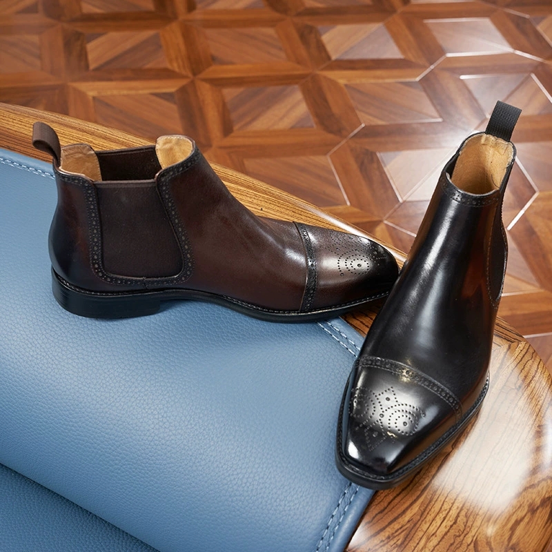 Vintage Fashion In 2026 - Vintage Italian Mens Chelsea Boots Luxury