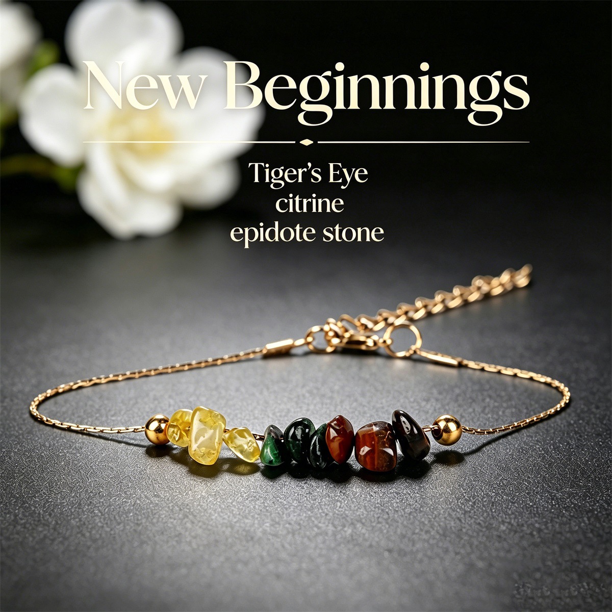 Vintage Fashion Build - 1pc Mixed Tiger Eye Fashion Bracelet,