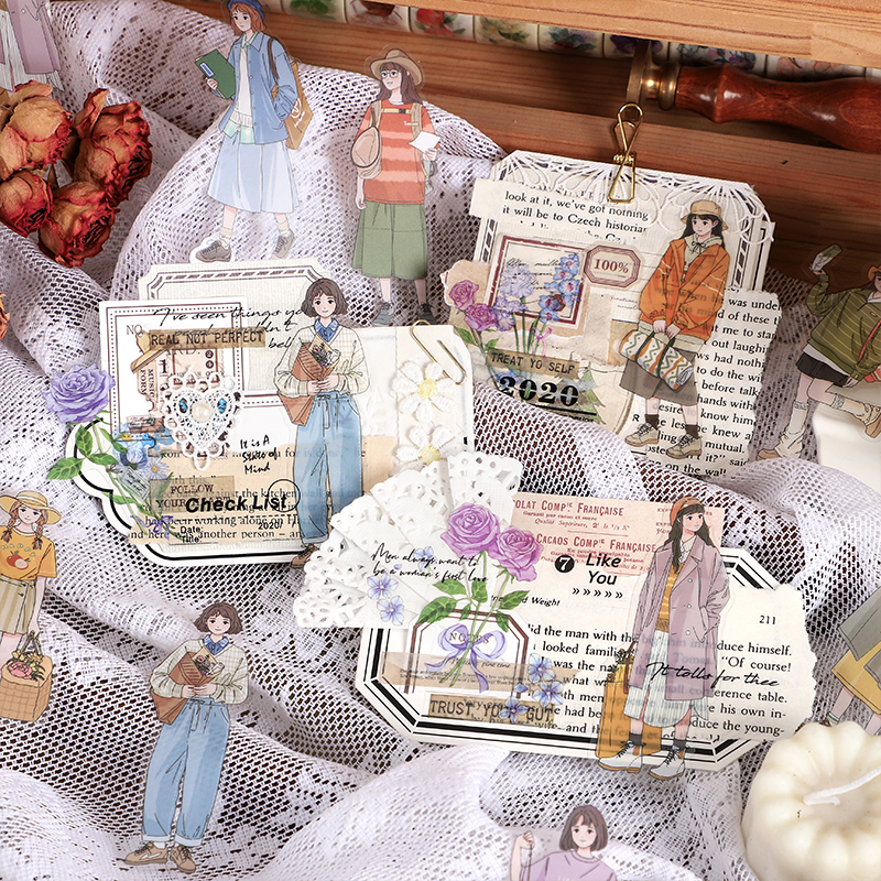 30Pcs Vintage Cute Fashion Gir - Vintage Fashion Journal recension och pris