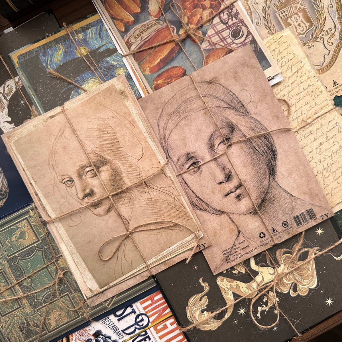 Old Fashioned Texture Paper Se - Vintage Fashion Journal recension och pris