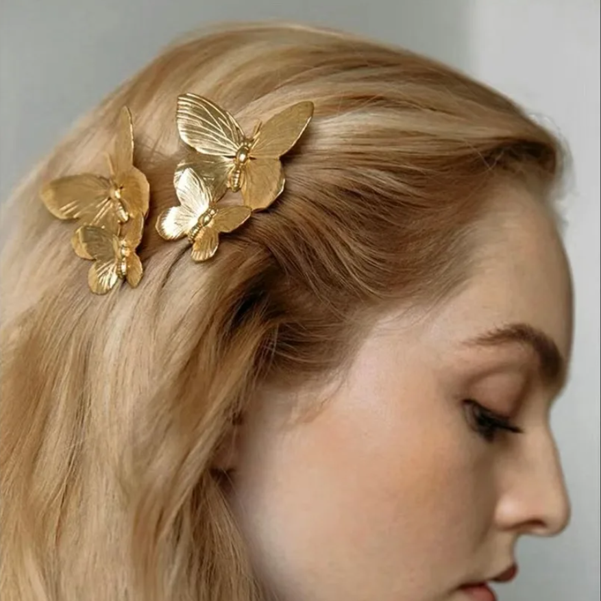 Vintage Butterfly Metal Hairpi - Vintage Fashion In Chinese recension och pris