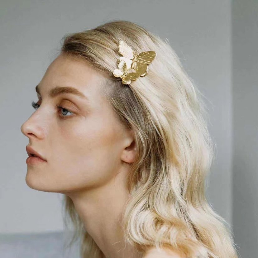 Vintage Butterfly Metal Hairpi - Vintage Fashion In Chinese recension och pris
