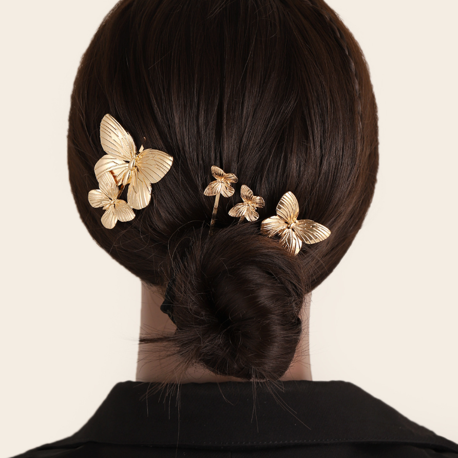 Vintage Butterfly Metal Hairpi - Vintage Fashion In Chinese recension och pris
