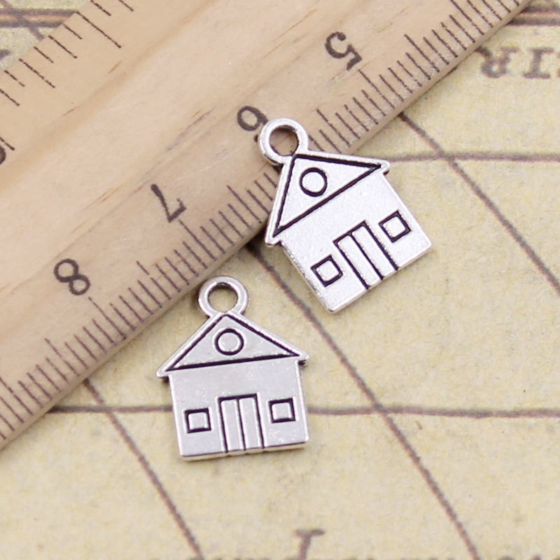 20pcs Charms Cabin House Build - Vintage Fashion Build recension och pris