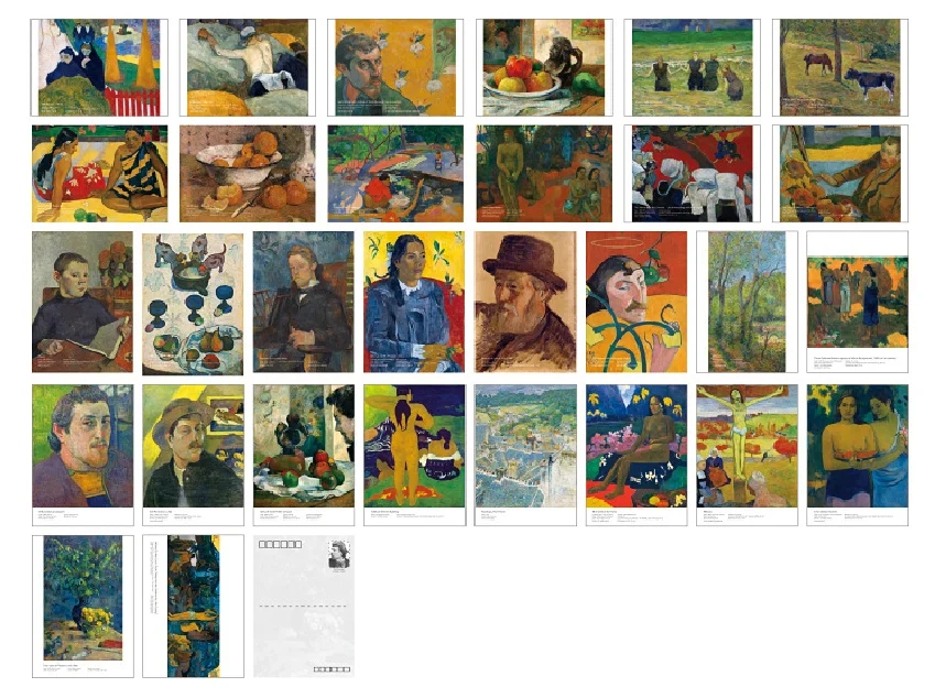 30 Sheets/Lot Artist Paul Gaug - Vintage Fashion Journal recension och pris