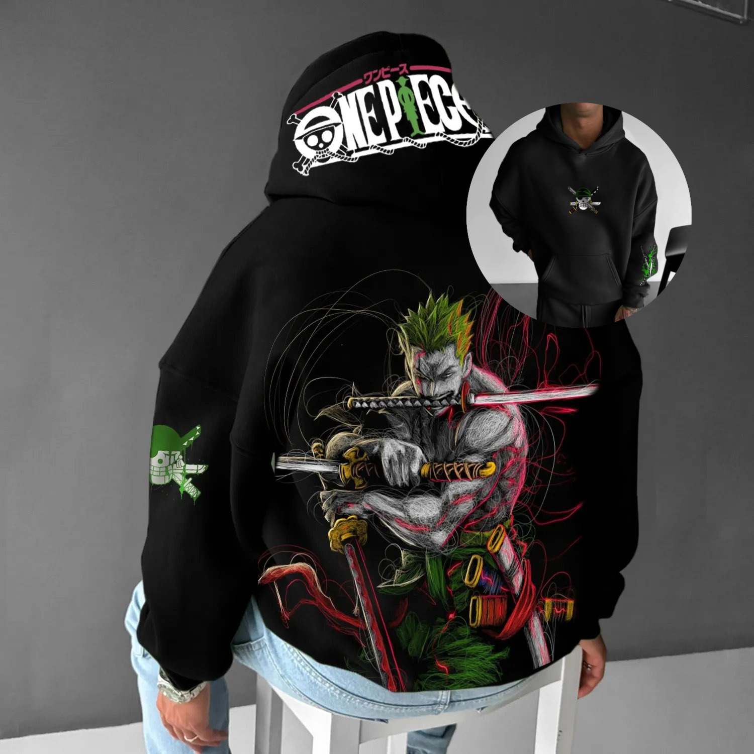 Anime One Piece Zoro Vintage O - Vintage Fashion Japan recension och pris