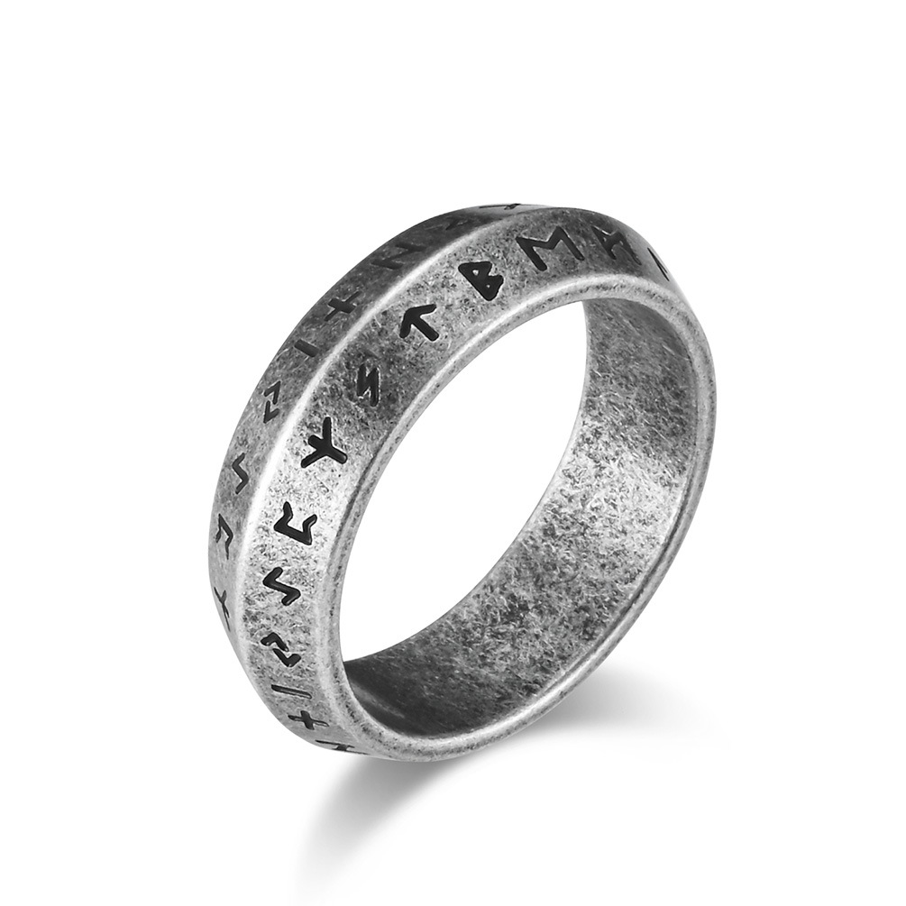 Vintage Nordic Viking Runes Ce - Vintage Fashion Rings For Women recension och pris
