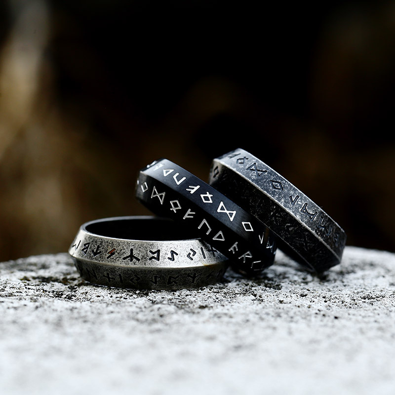 Vintage Nordic Viking Runes Ce - Vintage Fashion Rings For Women recension och pris