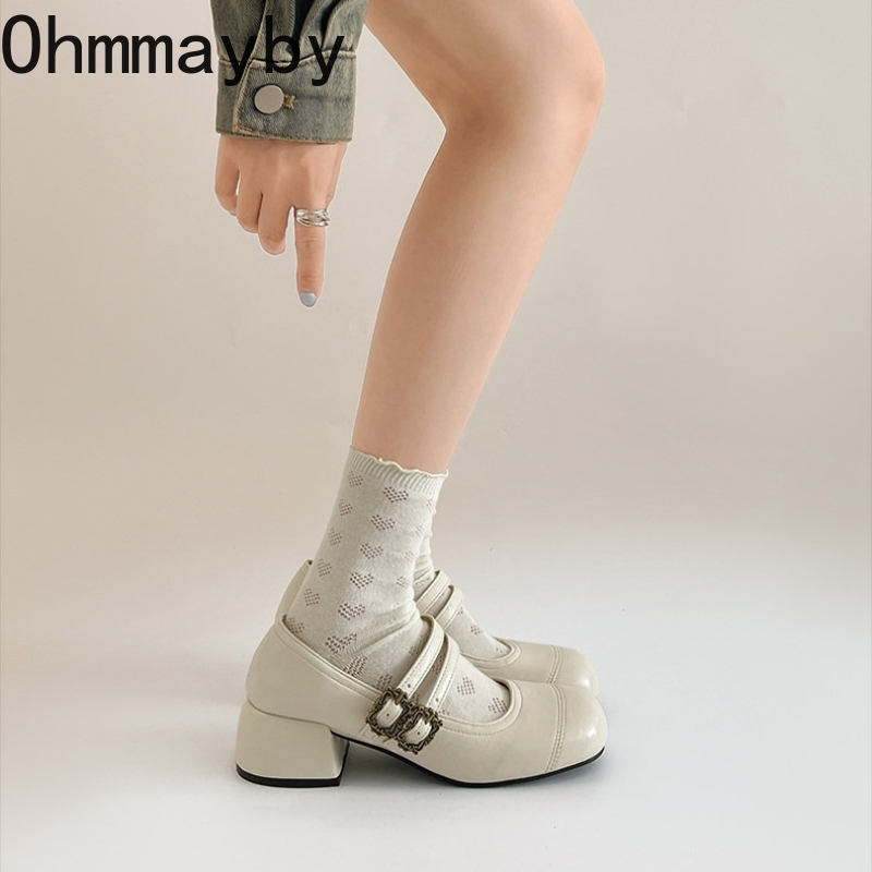 Vintage Thick Heel Women Mary  - Vintage Fashion In 2026 recension och pris