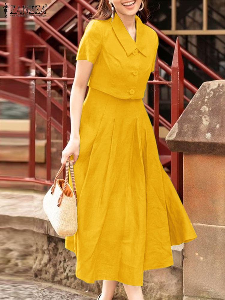ZANZEA Women Two Piece Sets 20 - Vintage Fashion Pieces recension och pris