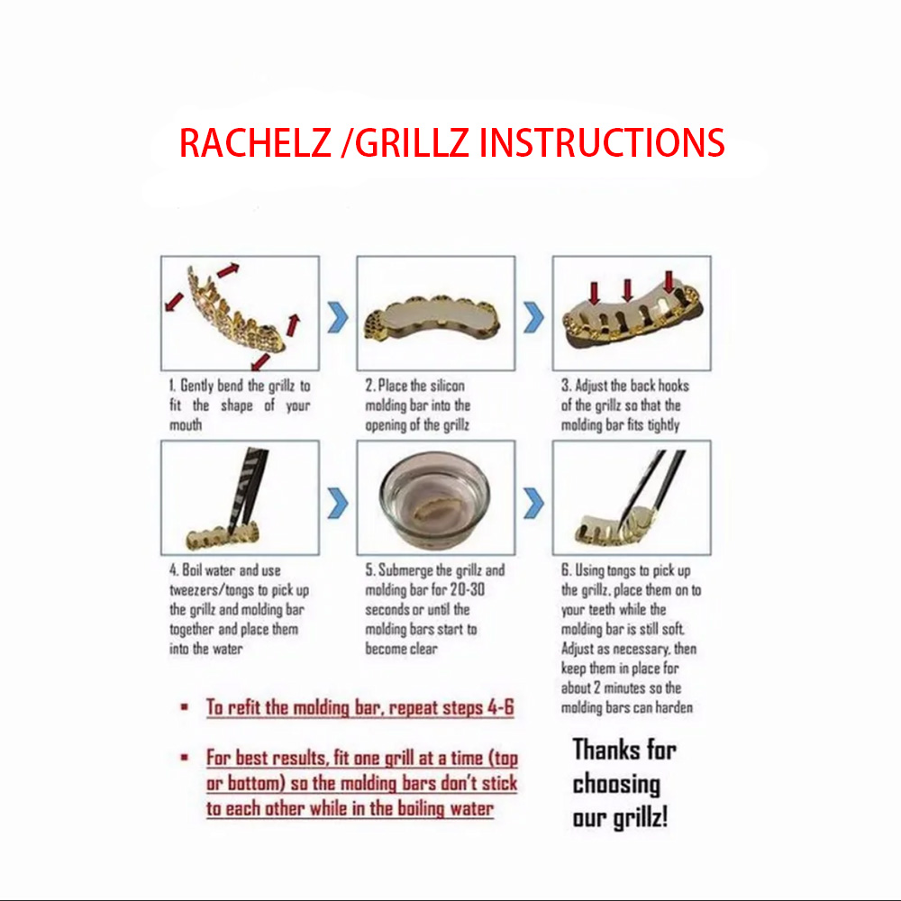RACHELZ Hip Hop CZ Stone Doubl - Vintage Fashion Words recension och pris