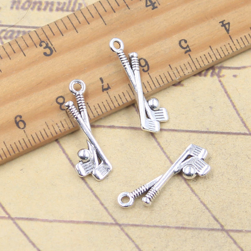 30pcs Charms Golf Club 22x8mm  - Vintage Fashion Club Photos recension och pris