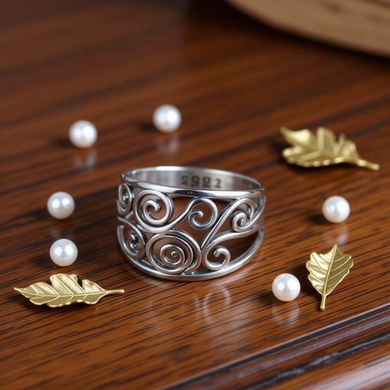 Vintage 925 Sterling Silver Ho - Vintage Fashion Rings For Women recension och pris
