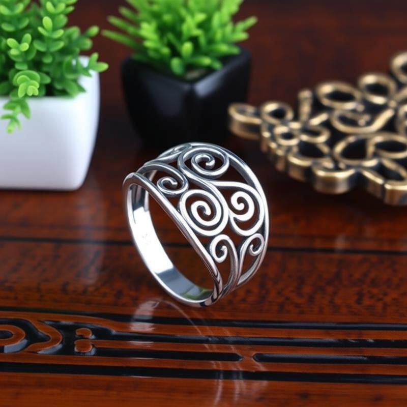 Vintage 925 Sterling Silver Ho - Vintage Fashion Rings For Women recension och pris
