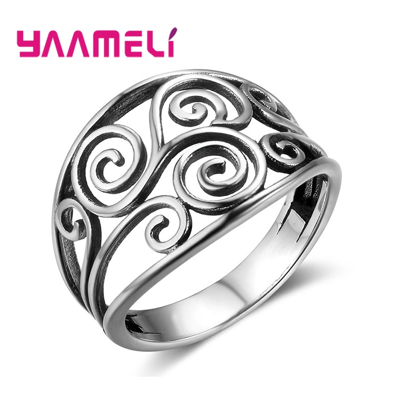 Vintage 925 Sterling Silver Ho - Vintage Fashion Rings For Women recension och pris