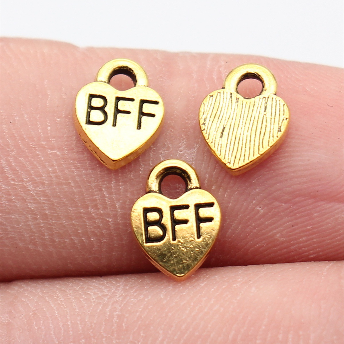 40pcs 9.3x7mm Antique Gold Col - Vintage Fashion Words recension och pris