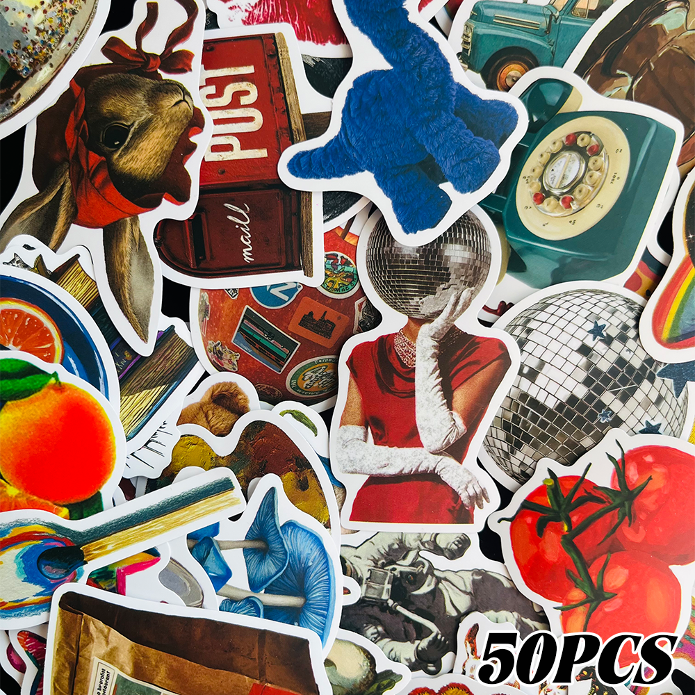 50PCS Vintage Y2K Stickers Fas - Vintage Fashion Magazine recension och pris