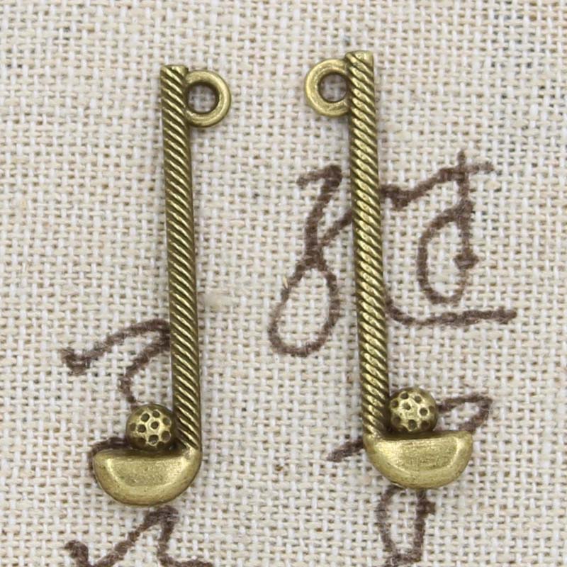 25pcs Charms Golf Club Ball 32 - Vintage Fashion Club Photos recension och pris