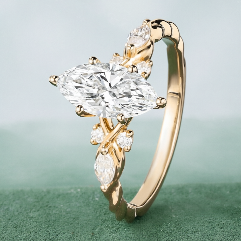 CxsJeremy Marquise Cut 1ct Lab - Vintage Fashion Rings For Women recension och pris