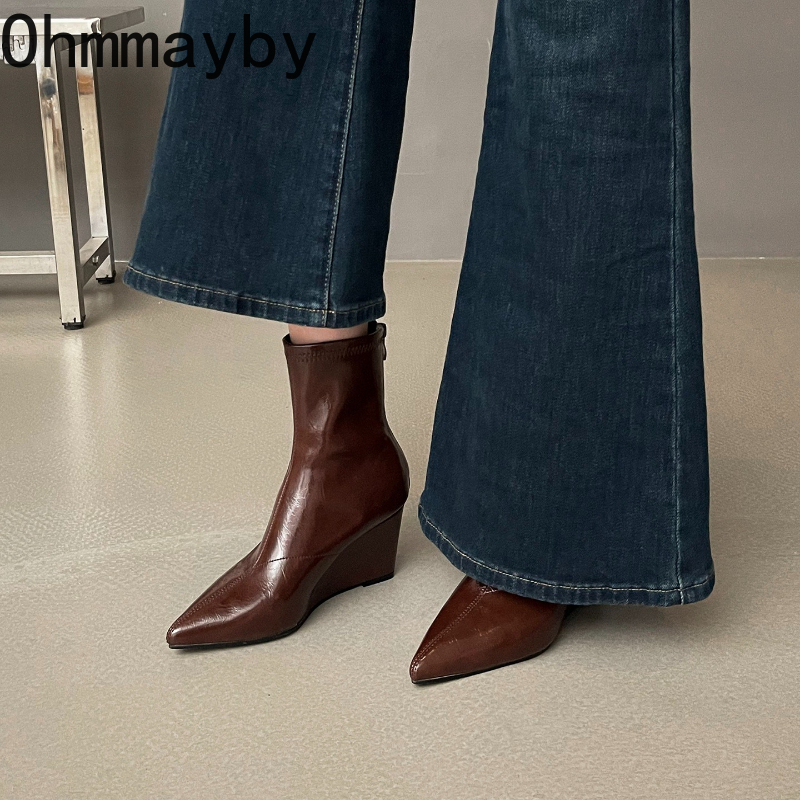Autumn Winter Vintage Weges He - Vintage Fashion Style Female recension och pris