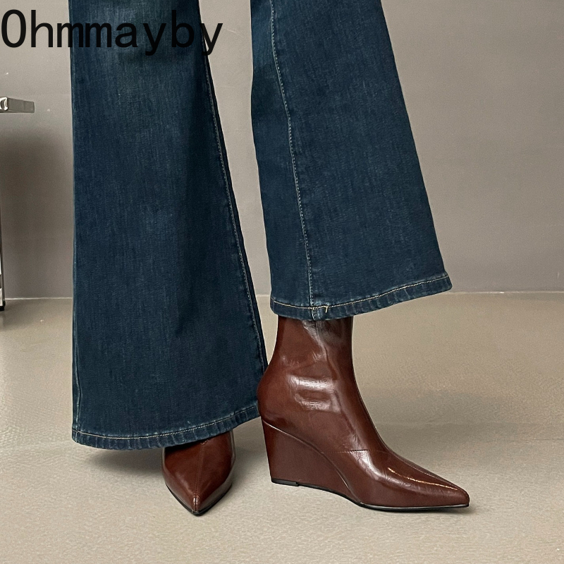 Autumn Winter Vintage Weges He - Vintage Fashion Style Female recension och pris