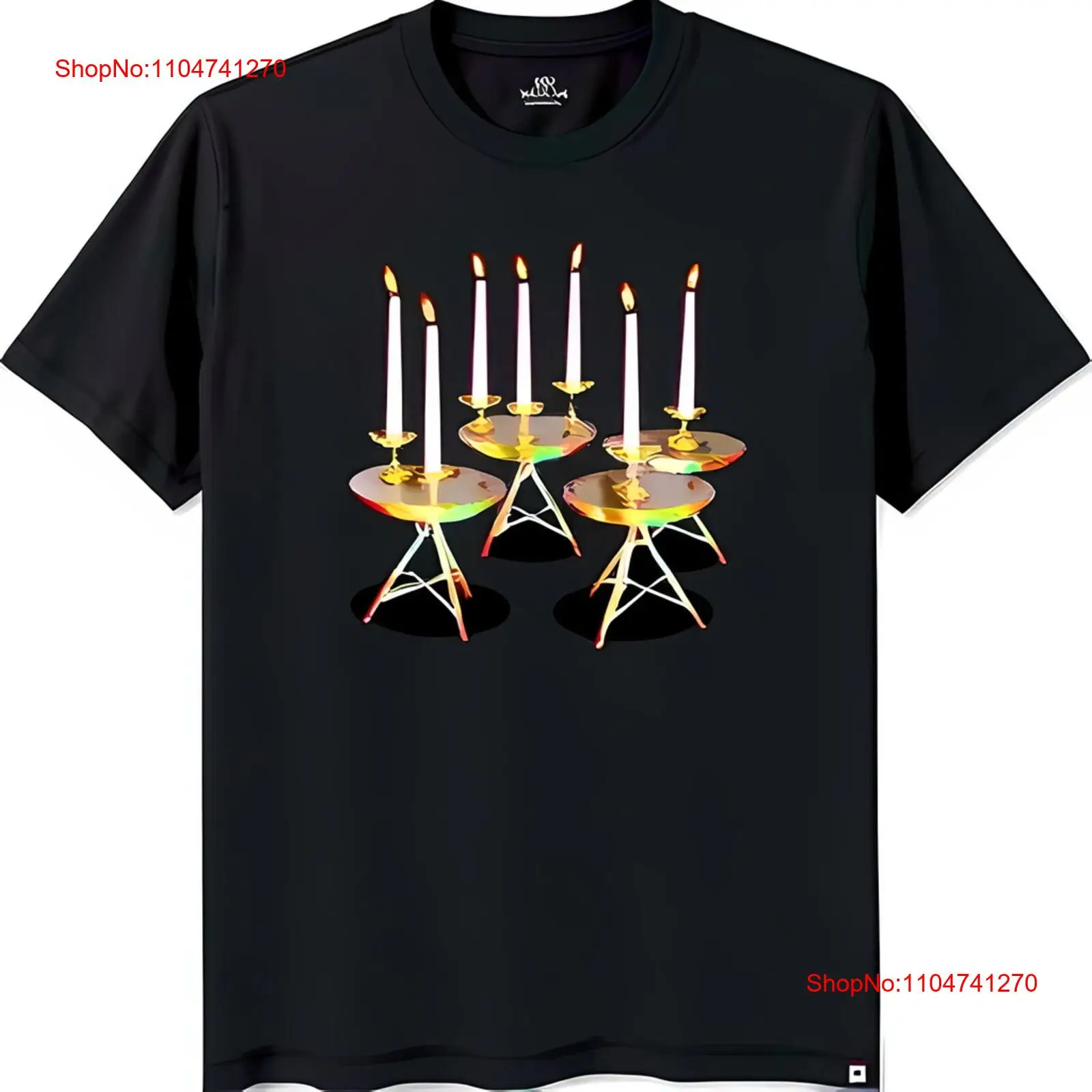 Stylish Black T Shirt with Cen - Vintage Fashion Center recension och pris