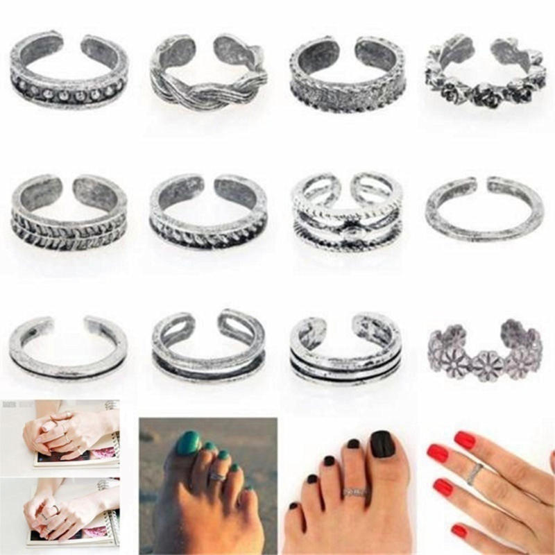 12PCS Vintage Silver Joint Rin - Vintage Fashion Rings For Women recension och pris