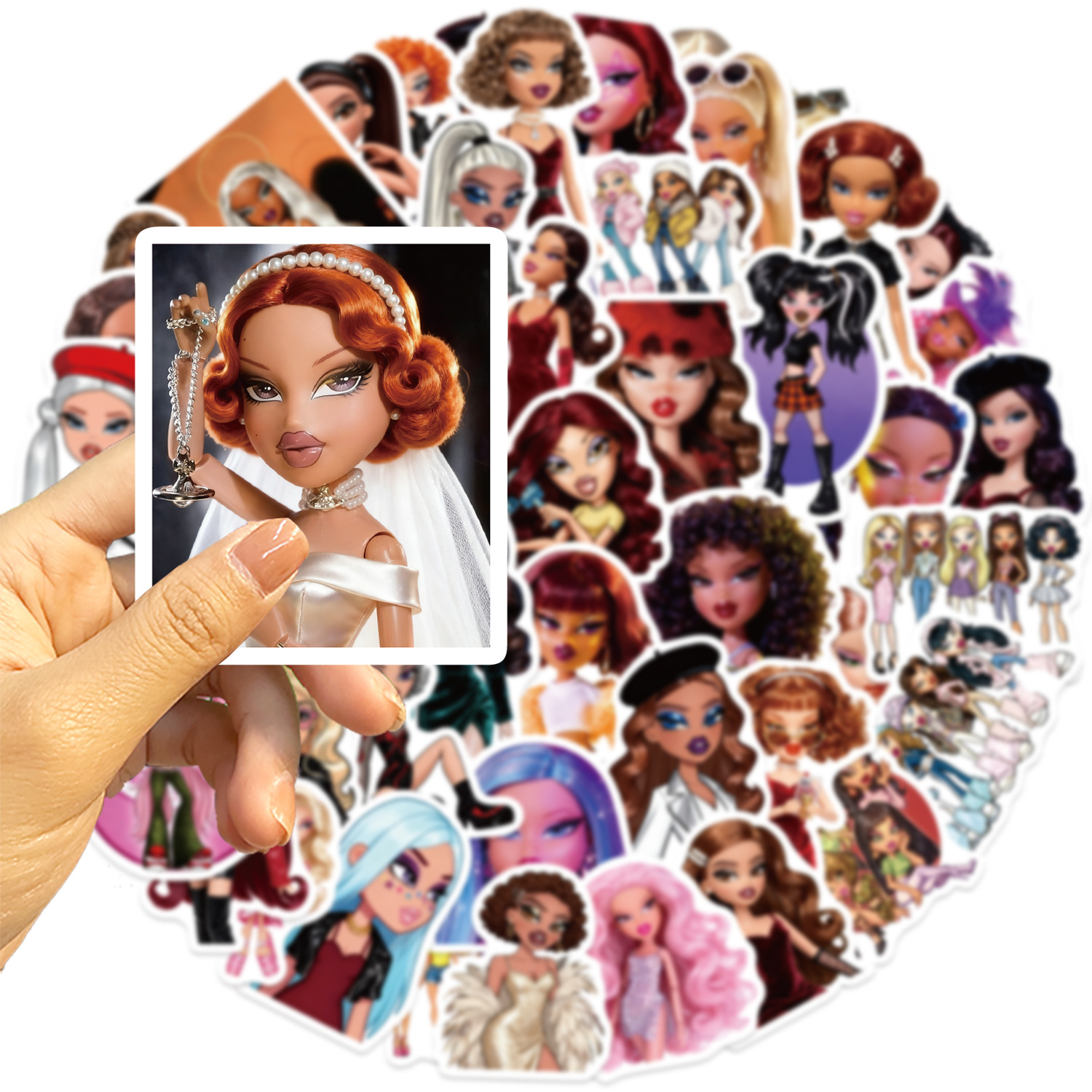 50Pcs Trendy Hot Girl Graffiti - Vintage Fashion Magazine recension och pris