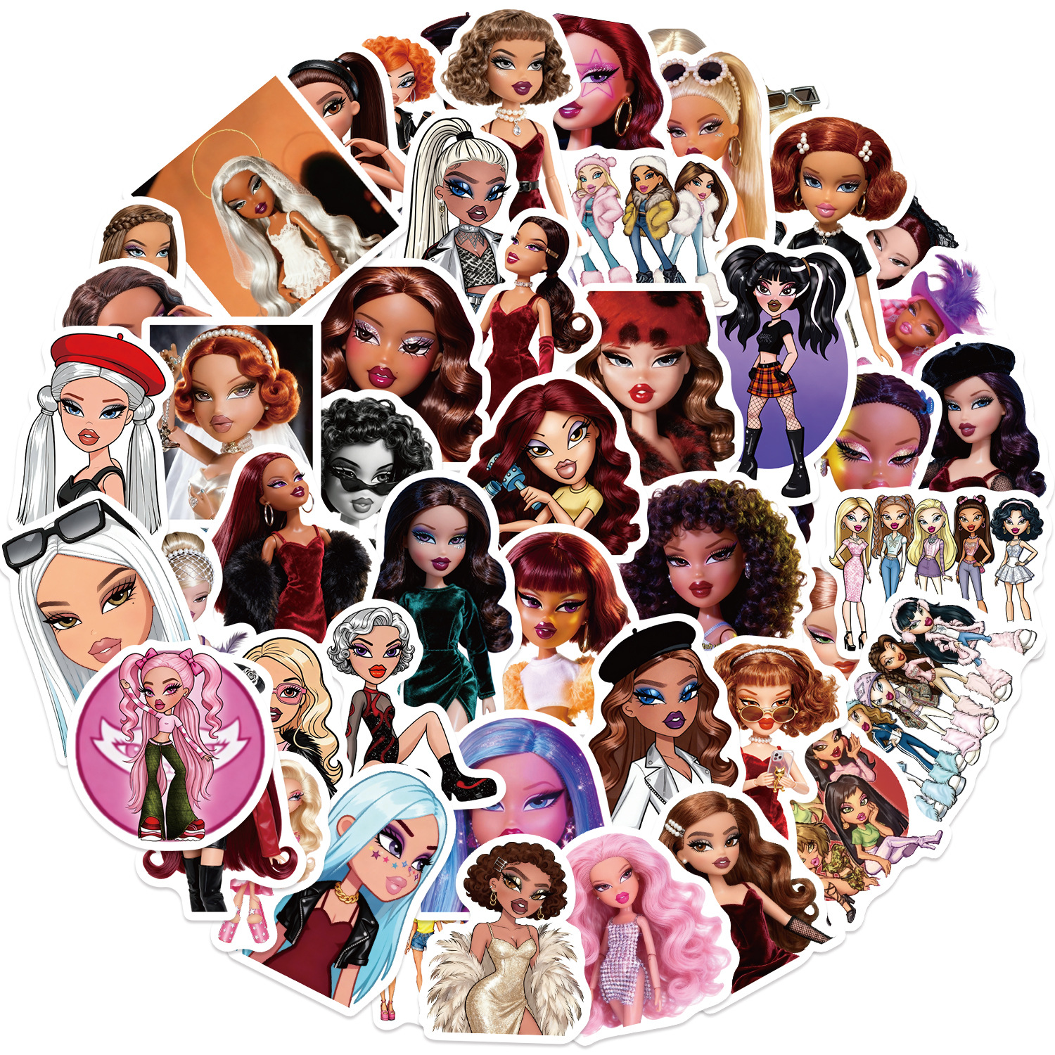 50Pcs Trendy Hot Girl Graffiti - Vintage Fashion Magazine recension och pris