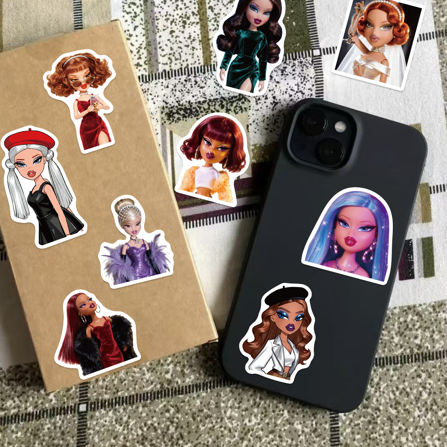 50Pcs Trendy Hot Girl Graffiti - Vintage Fashion Magazine recension och pris