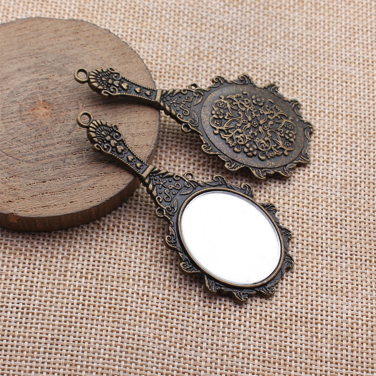 1pcs 70x33mm 2 Colors Antique  - Vintage Fashion Words recension och pris