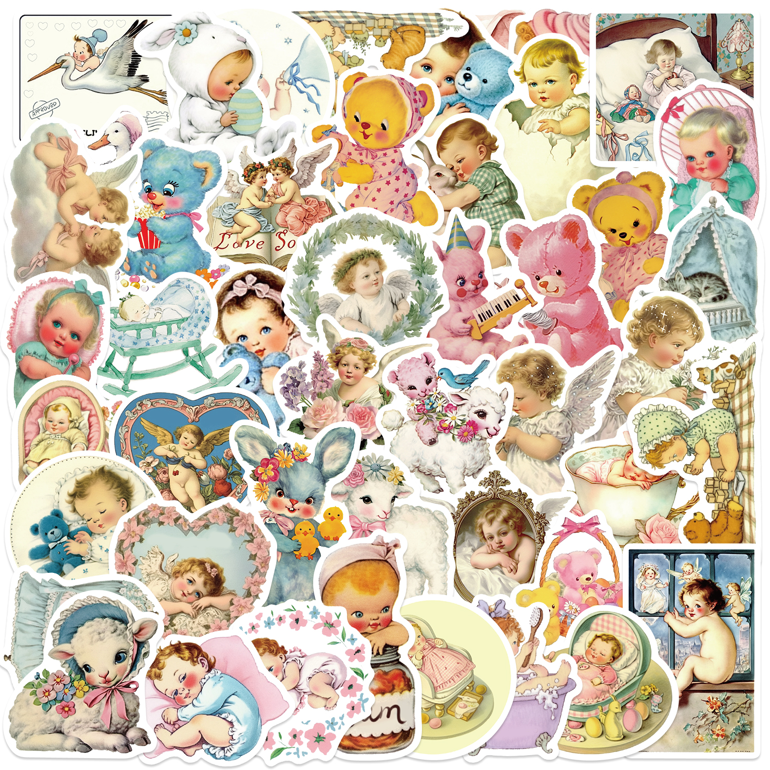 50PCS Vintage Baby Aesthetic S - Vintage Fashion Magazine recension och pris