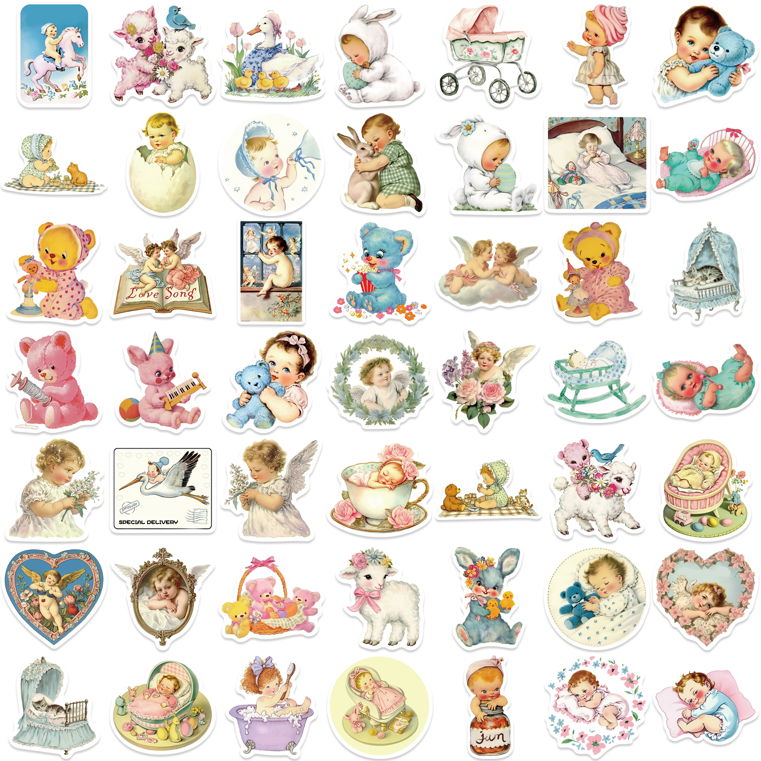 50PCS Vintage Baby Aesthetic S - Vintage Fashion Magazine recension och pris