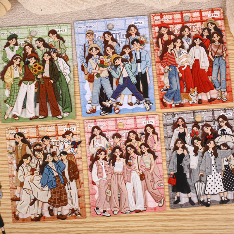 Vintage Fashion Girl Sticker P - Vintage Fashion Journal recension och pris