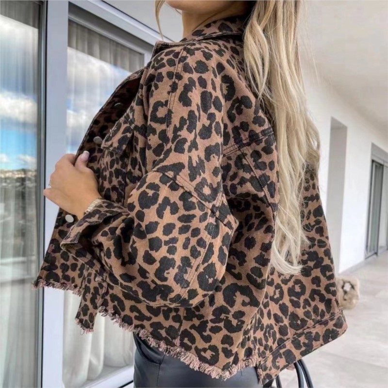 Spring Autumn Vintage Leopard  - Vintage Fashion Style Female recension och pris