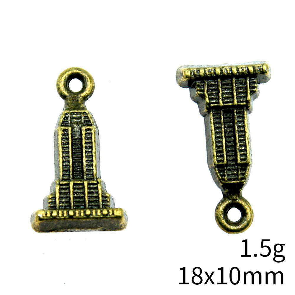 10pcs 18x10mm Antique Silver C - Vintage Fashion Build recension och pris