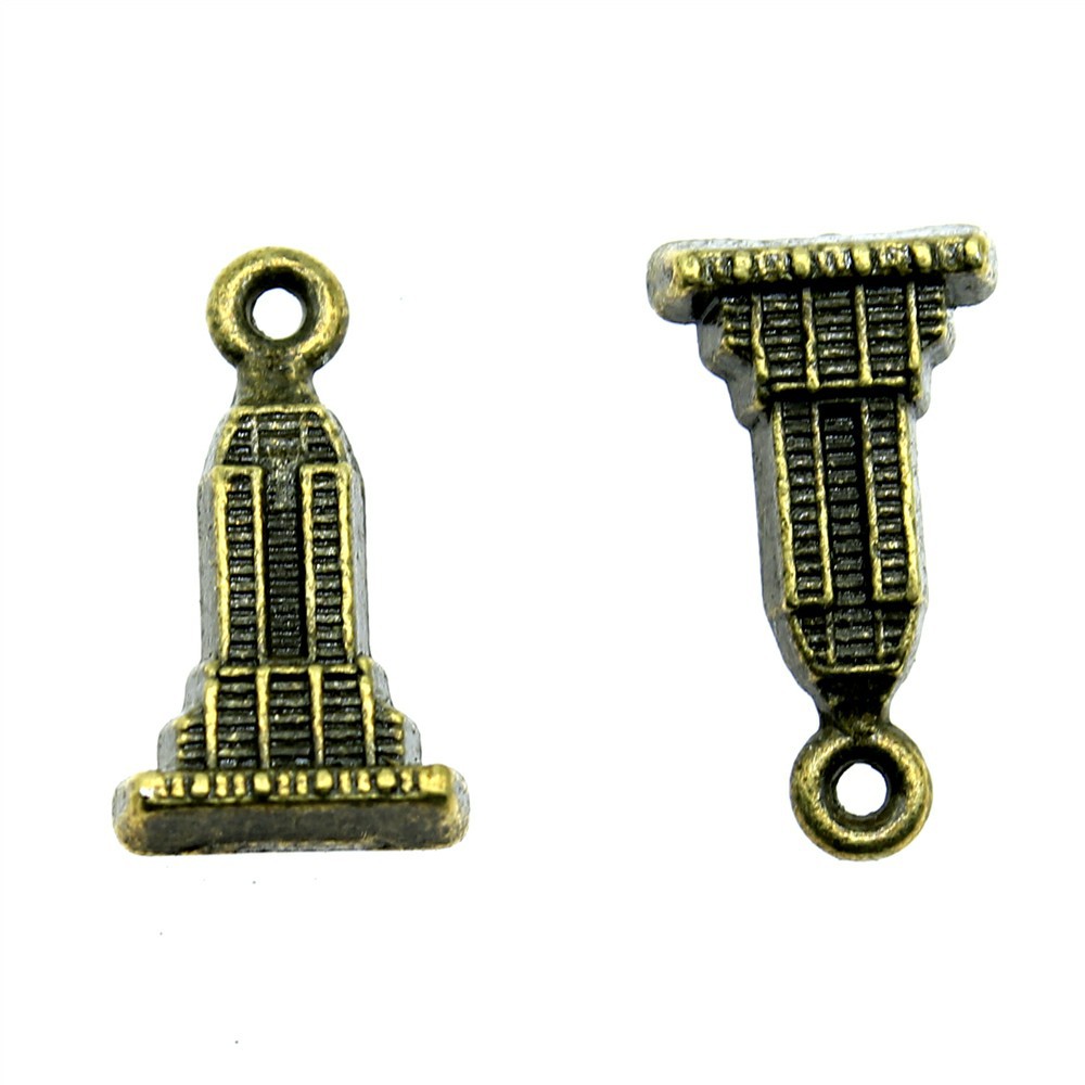 10pcs 18x10mm Antique Silver C - Vintage Fashion Build recension och pris