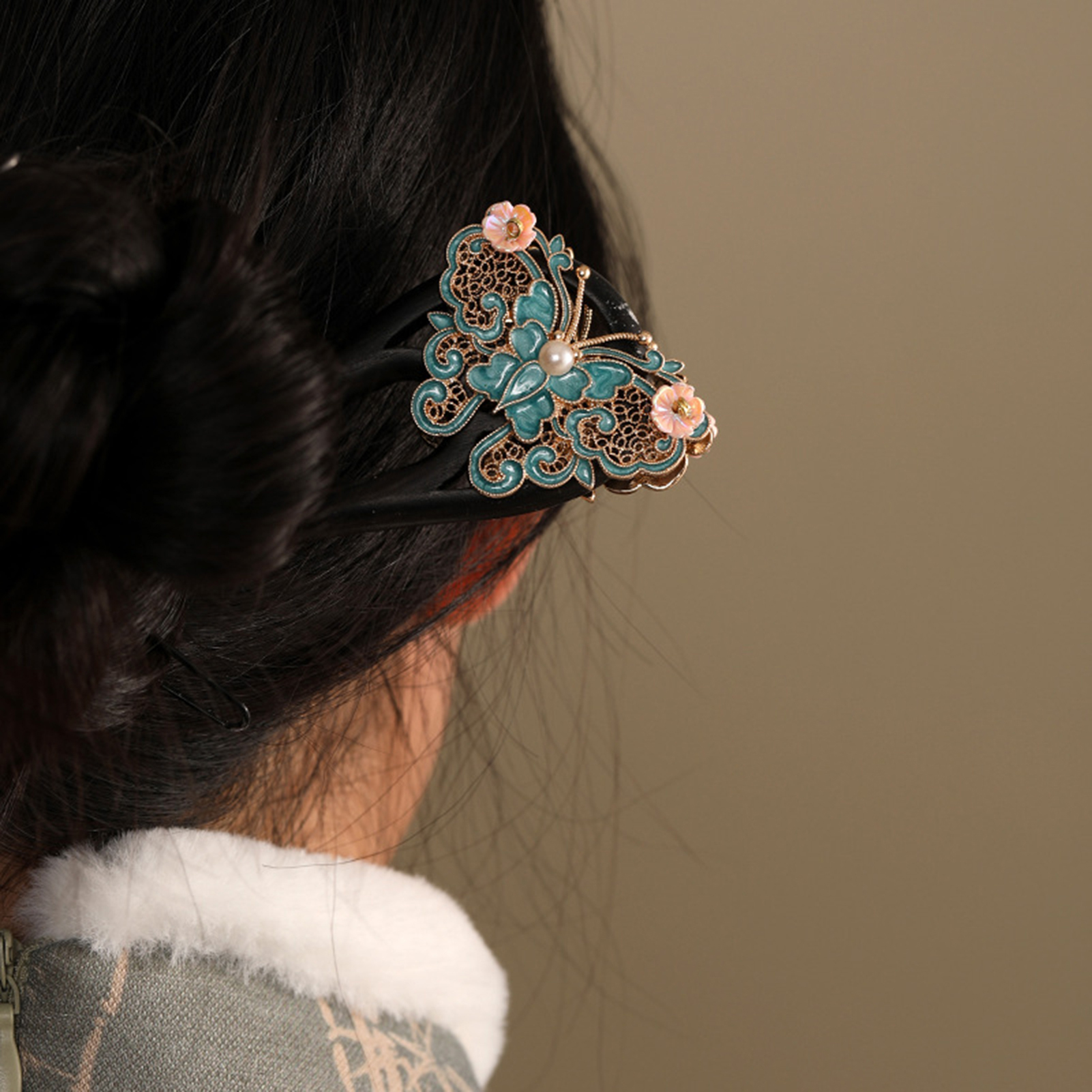 U Shape Chinese Style Hairpin  - Vintage Fashion In Chinese recension och pris
