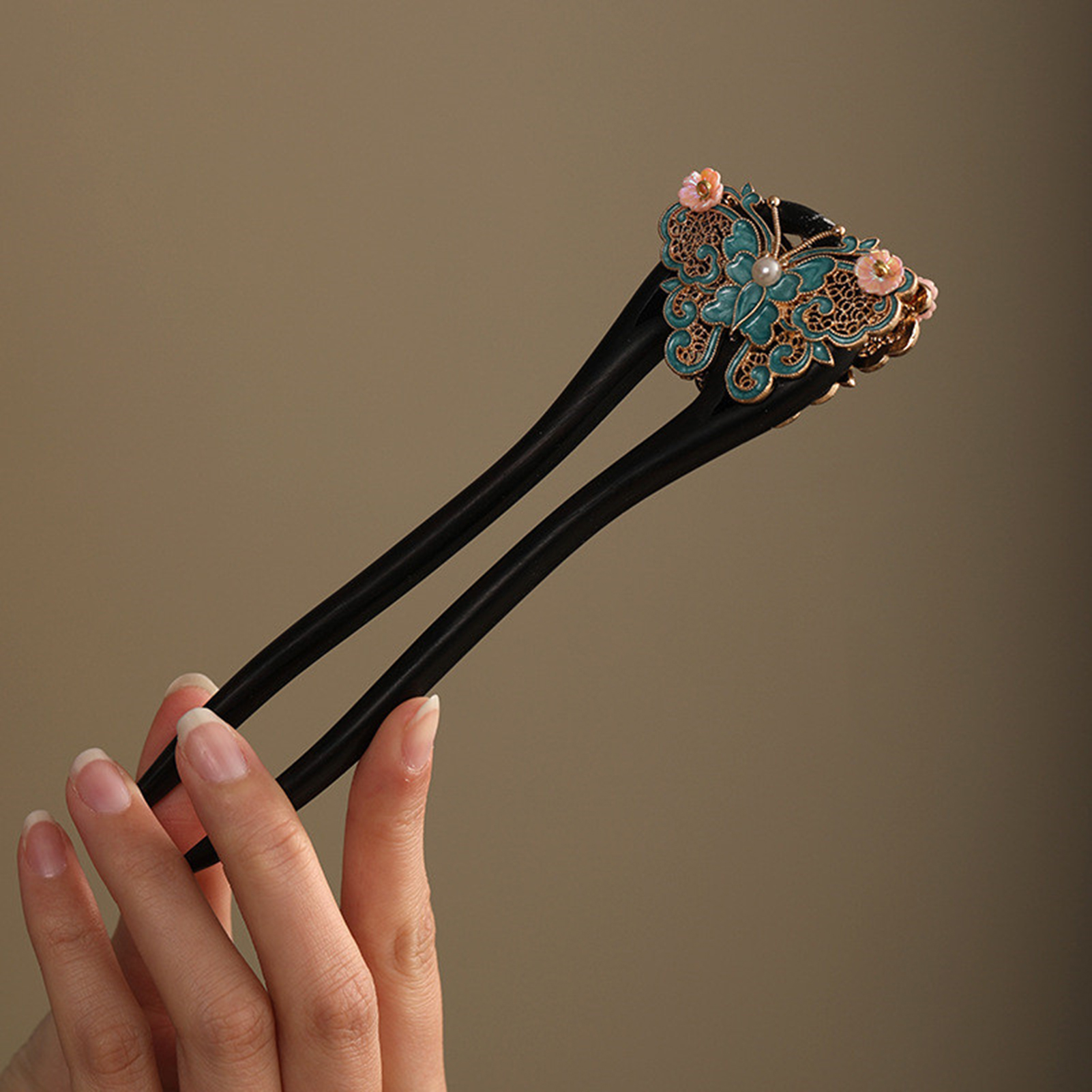 U Shape Chinese Style Hairpin  - Vintage Fashion In Chinese recension och pris