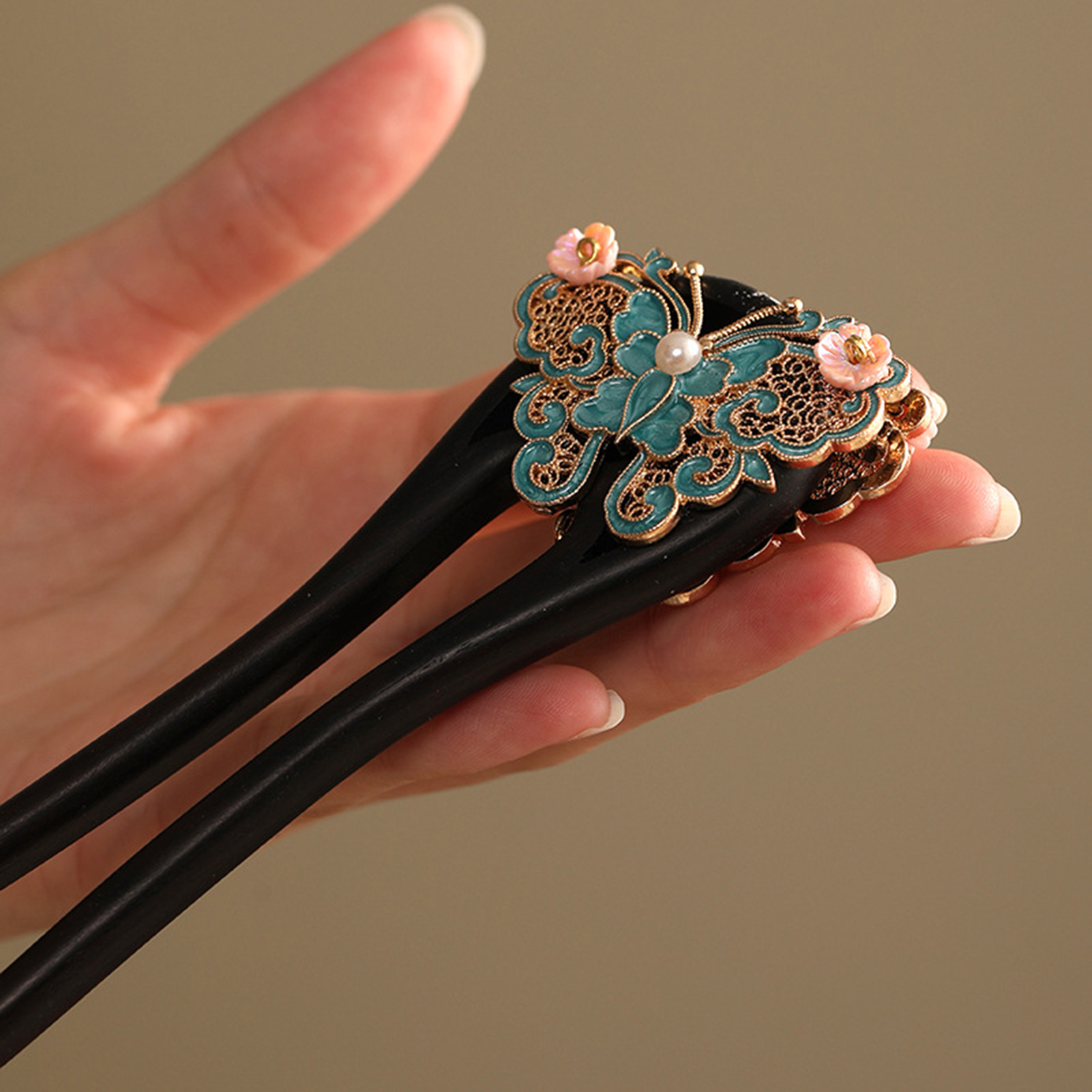 U Shape Chinese Style Hairpin  - Vintage Fashion In Chinese recension och pris