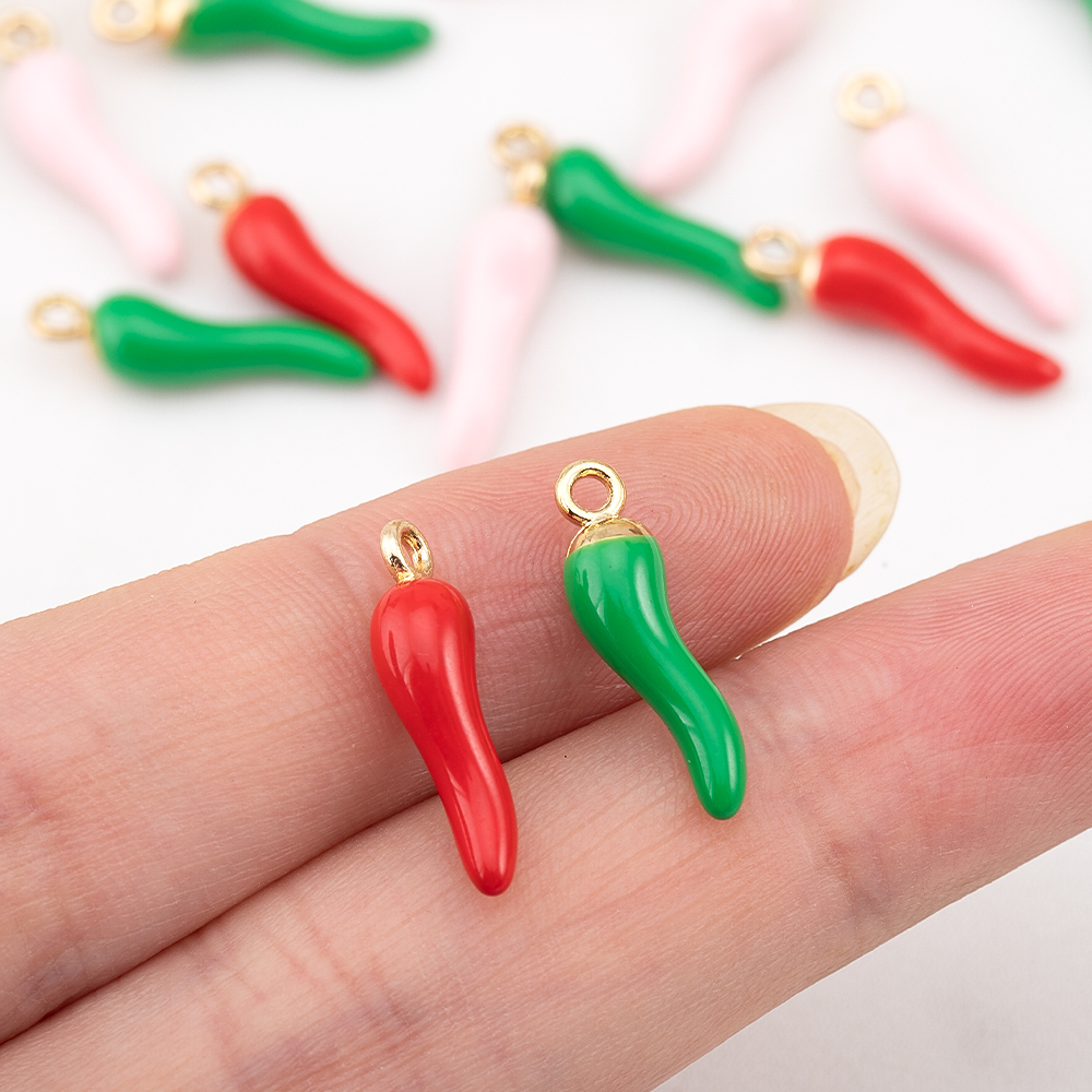 10pcs 5pcs 20pcs Red Hot Chili - Vintage Fashion Words recension och pris