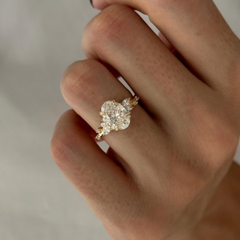 CxsJeremy IGI EF VS-VVS Oval C - Vintage Fashion Rings For Women recension och pris