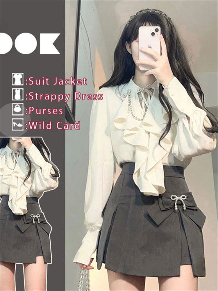 Elegant Vintage Long Sleeve Sh - Vintage Fashion Pieces recension och pris