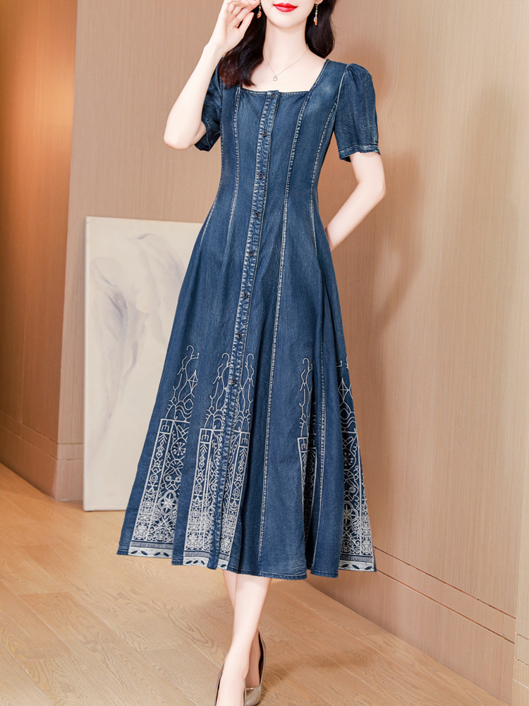 TIYIHAILEY-Long Mid-Calf Short - Vintage Fashion In Chinese recension och pris