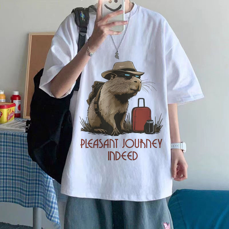 Funny Mange Printed Shirt Cart - Vintage Fashion Eu recension och pris