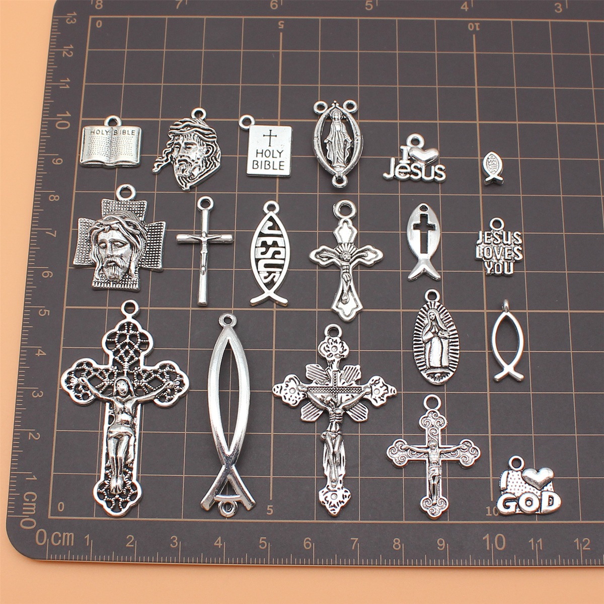 150Pcs/Bag 18 Styles Antique S - Vintage Fashion Words recension och pris